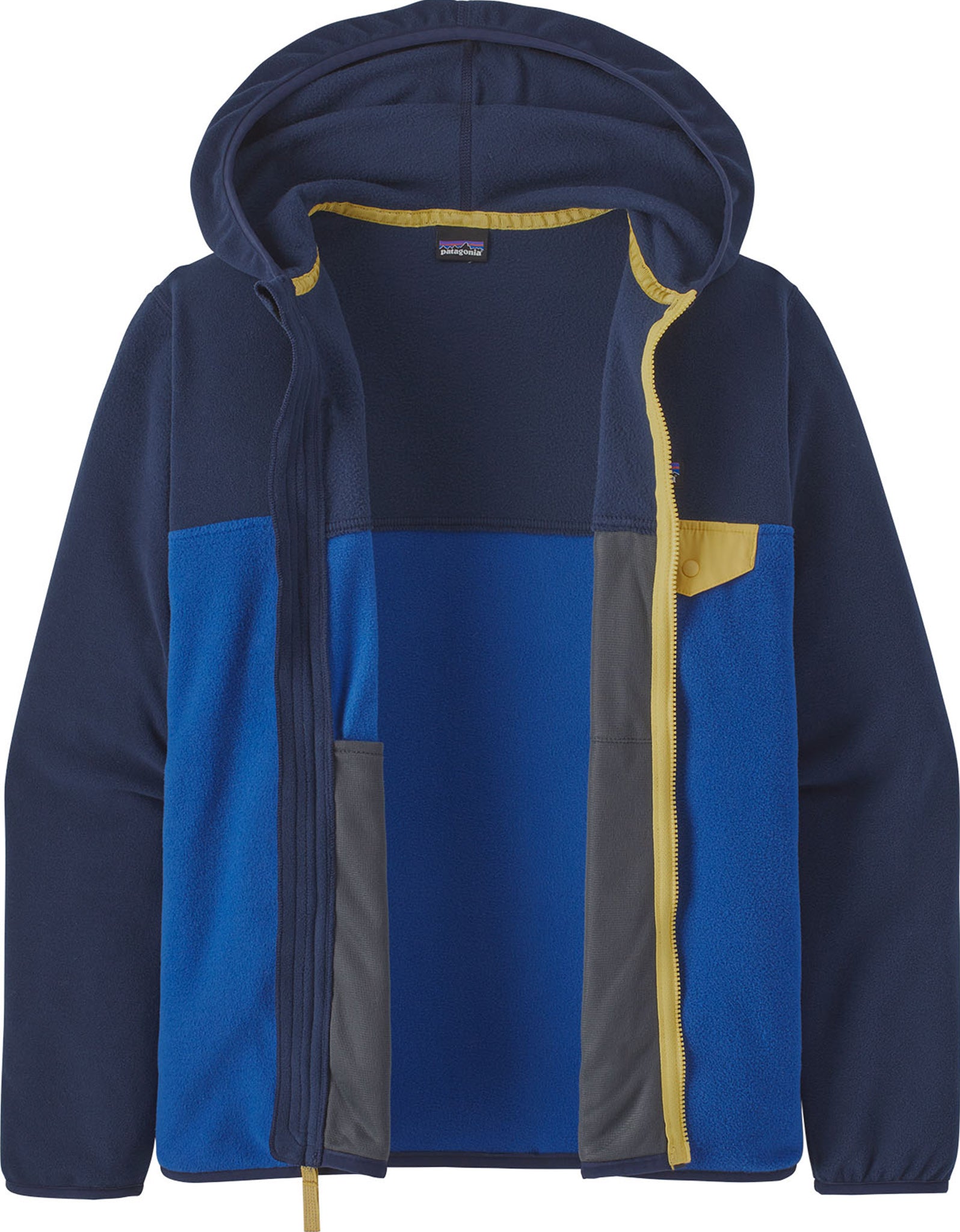 Patagonia Micro D Snap-T Hooded Full Zip Fleece Sweatshirt - Kid's