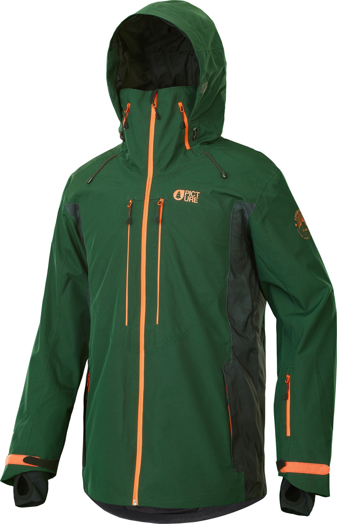 dark green track jacket