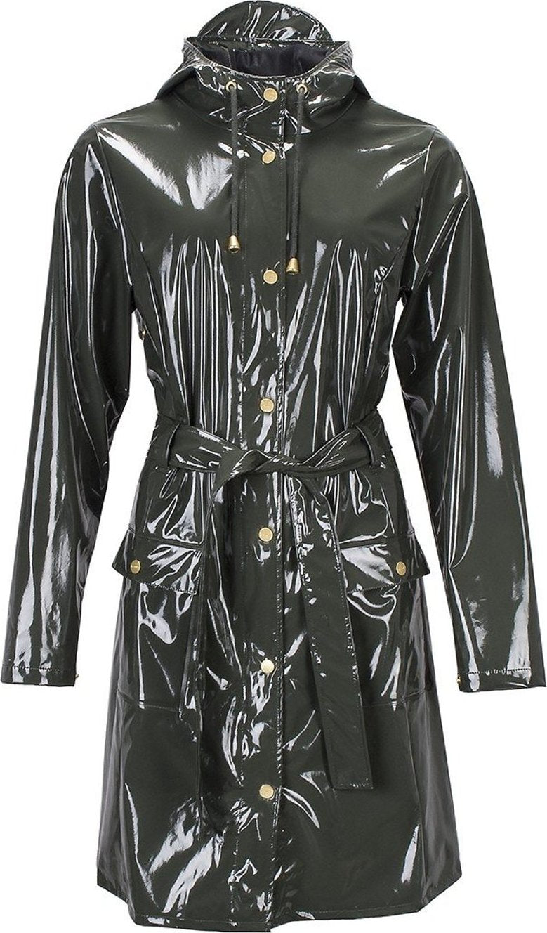 RAINS Glossy Curve Jacket - Women's | The Last Hunt