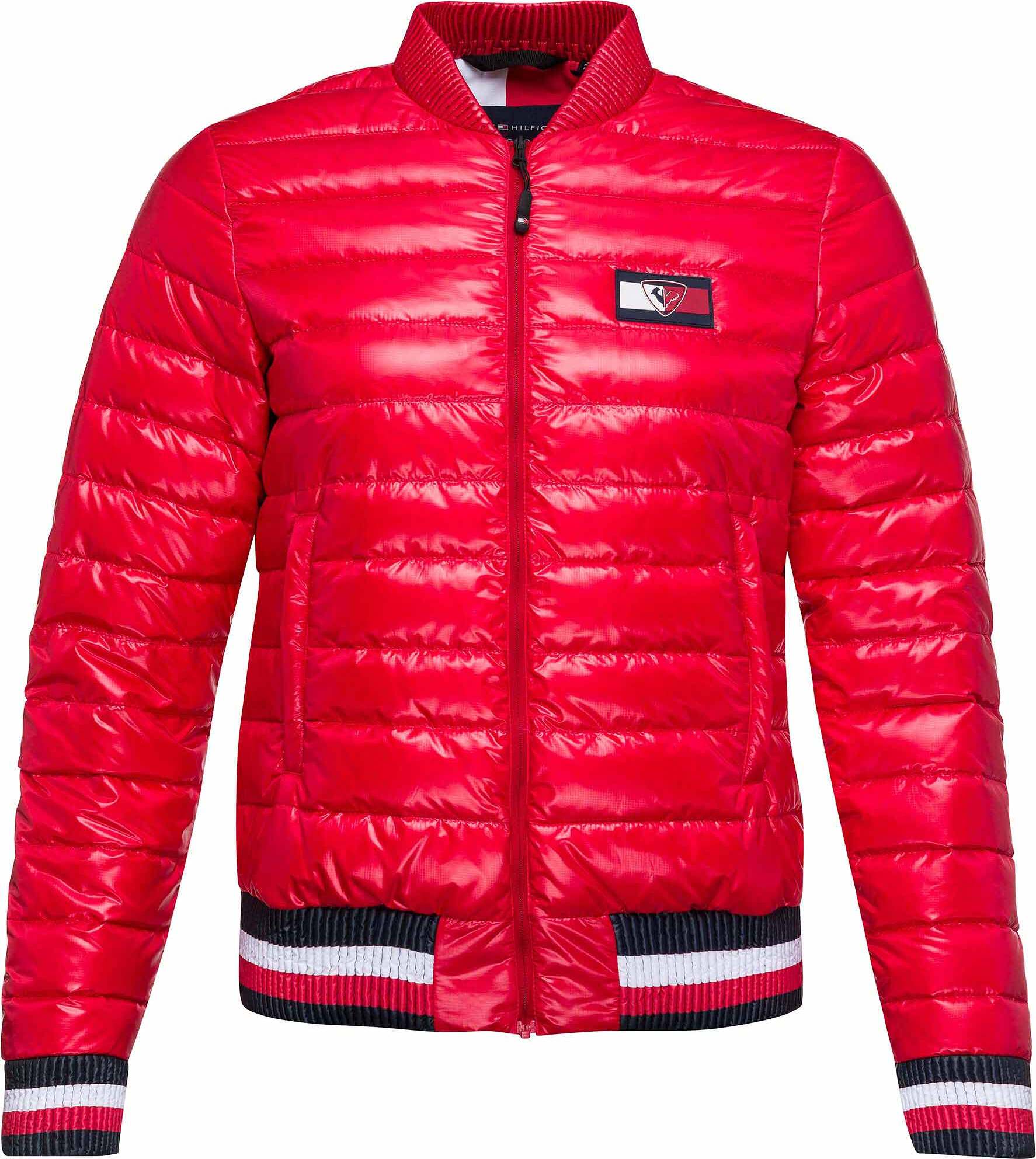 tommy hilfiger down jacket women's red