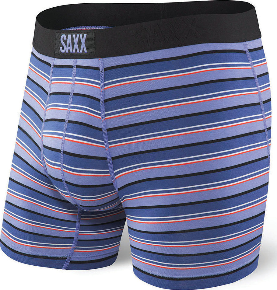 SAXX Underwear Vibe Modern Fit Boxer - Men's Purple Coast Stripe | The ...