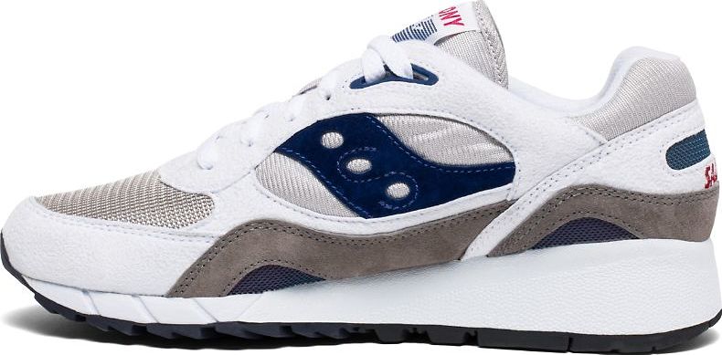 saucony shadow 6000 white grey navy