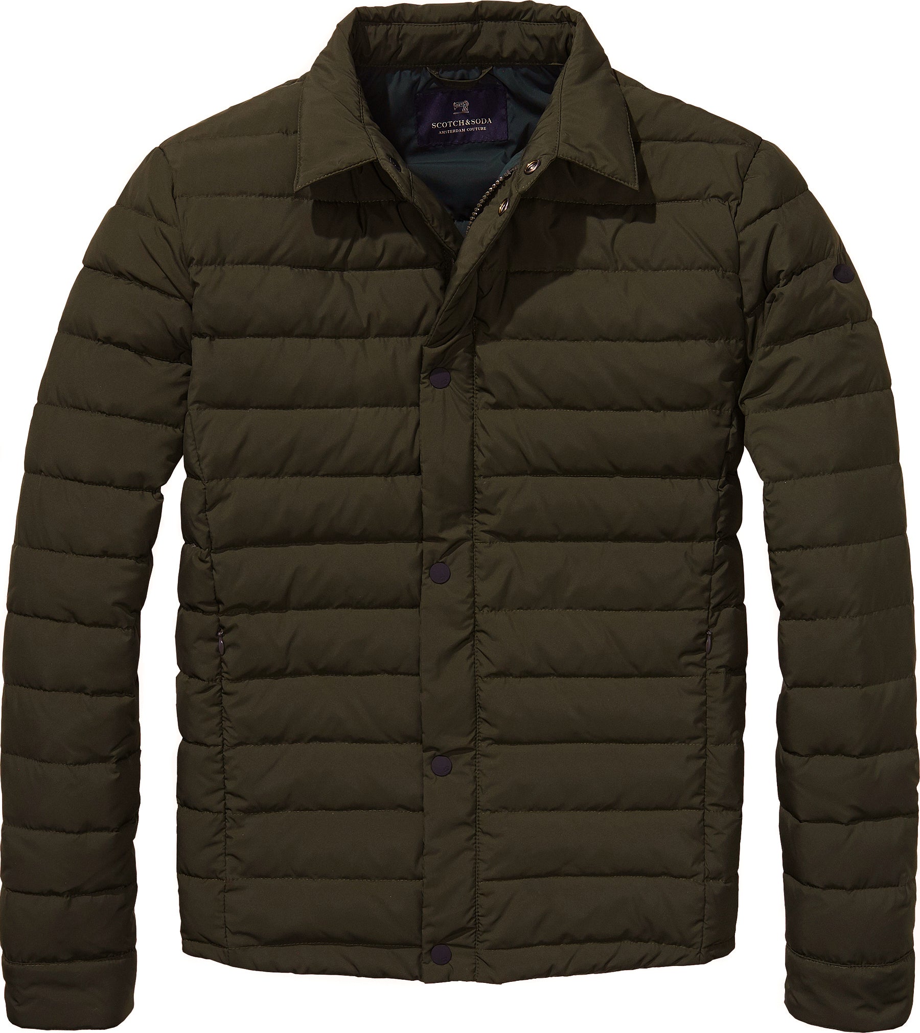 Scotch & Soda Lightweight Quilted Shirt Jacket Real Down - Men's | The ...