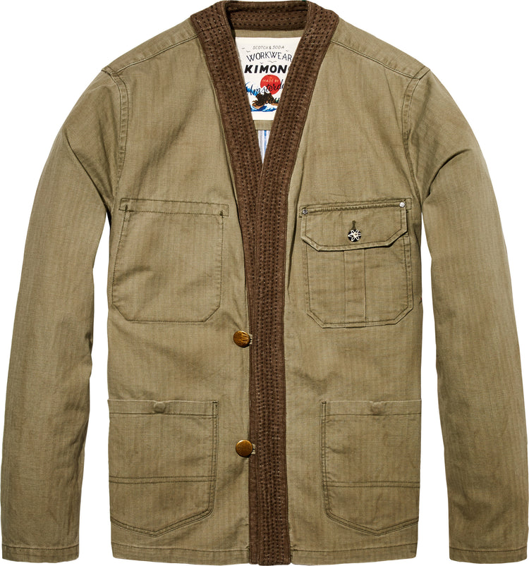 Scotch & Soda Manteau Kimono Workwear - Homme | La Dernière Chasse