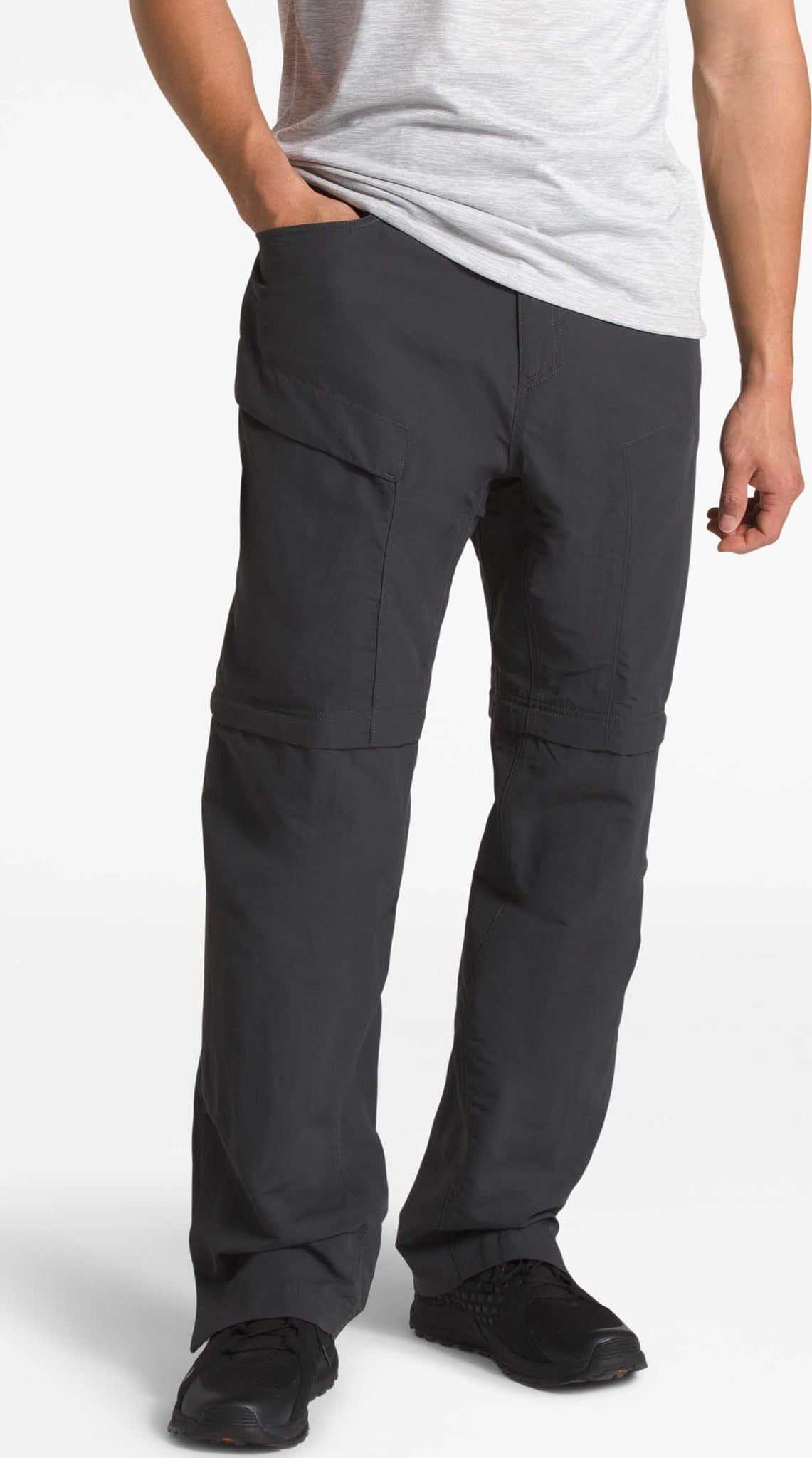 north face zip off trousers