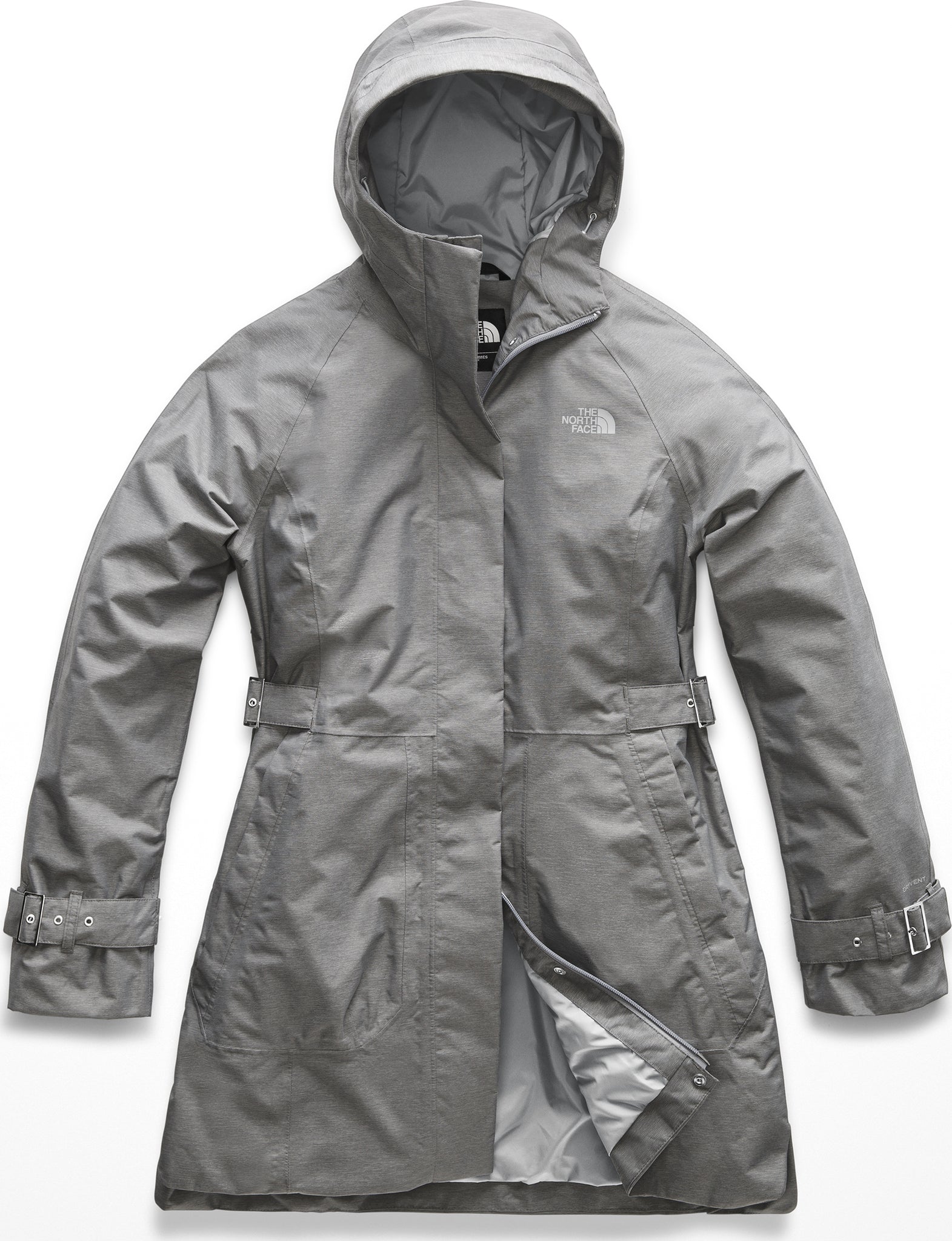 the north face women's city breeze rain trench