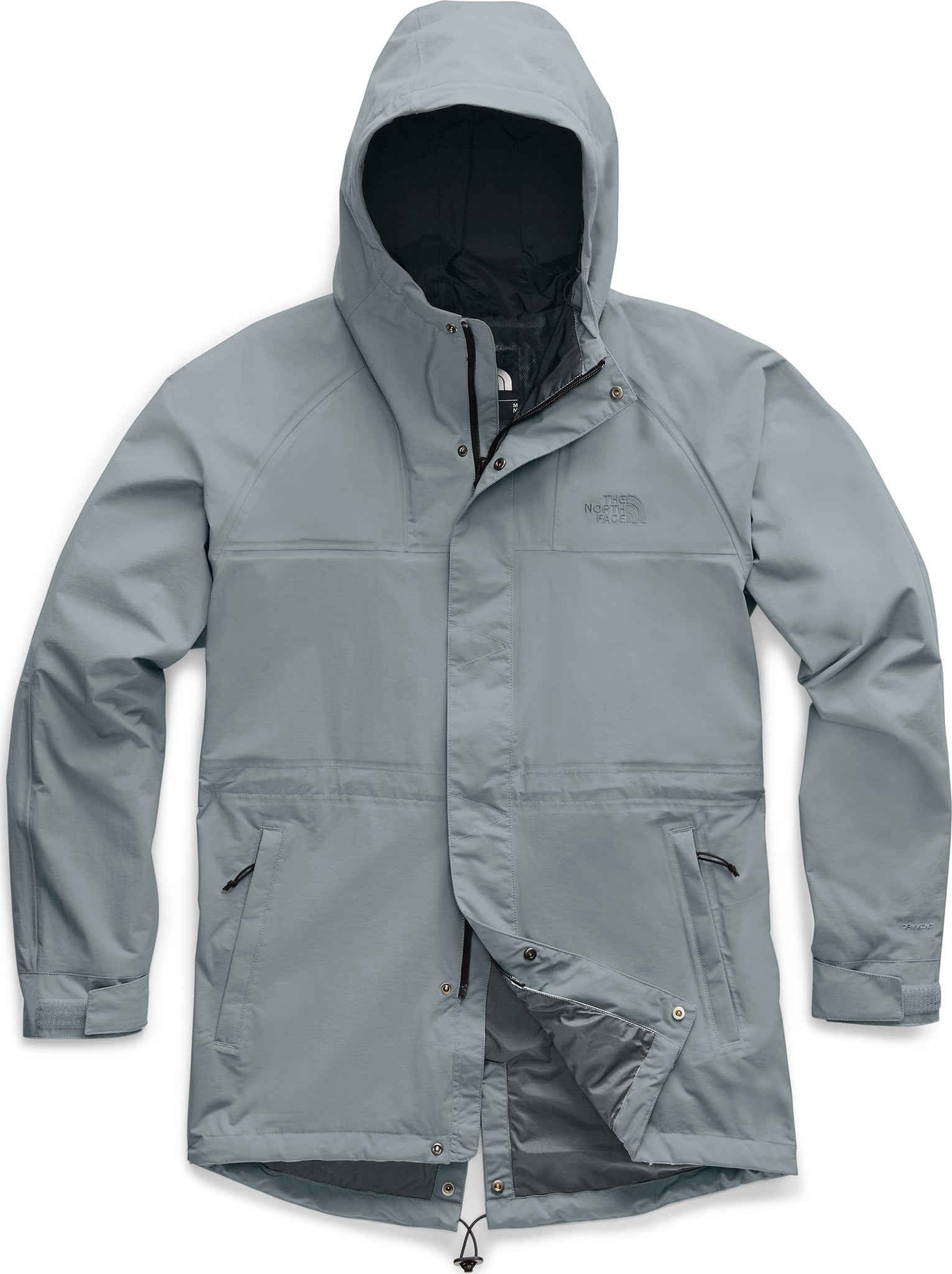 north face rain parka