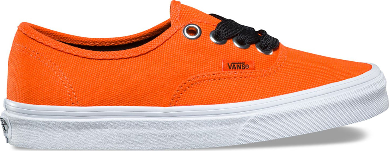 vans authentic noir orange