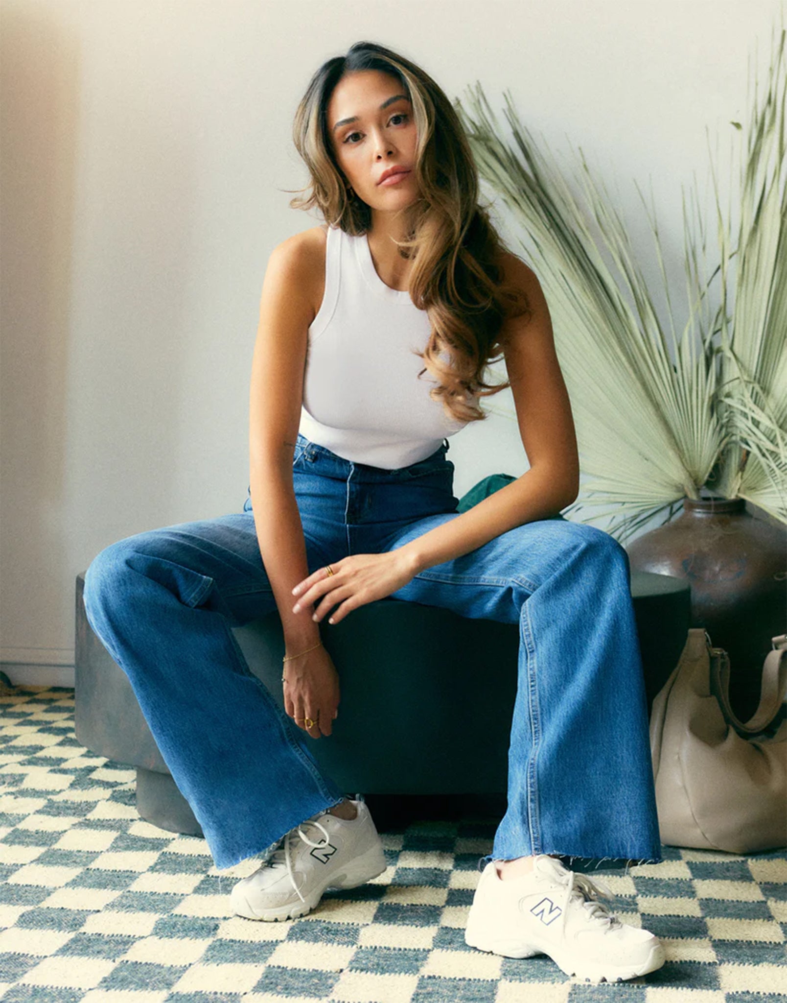 Wide leg jeans, Model Lily