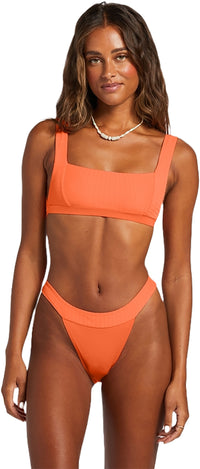 Billabong Summer Sky Ruched Hike Skimpy Bikini Bottoms