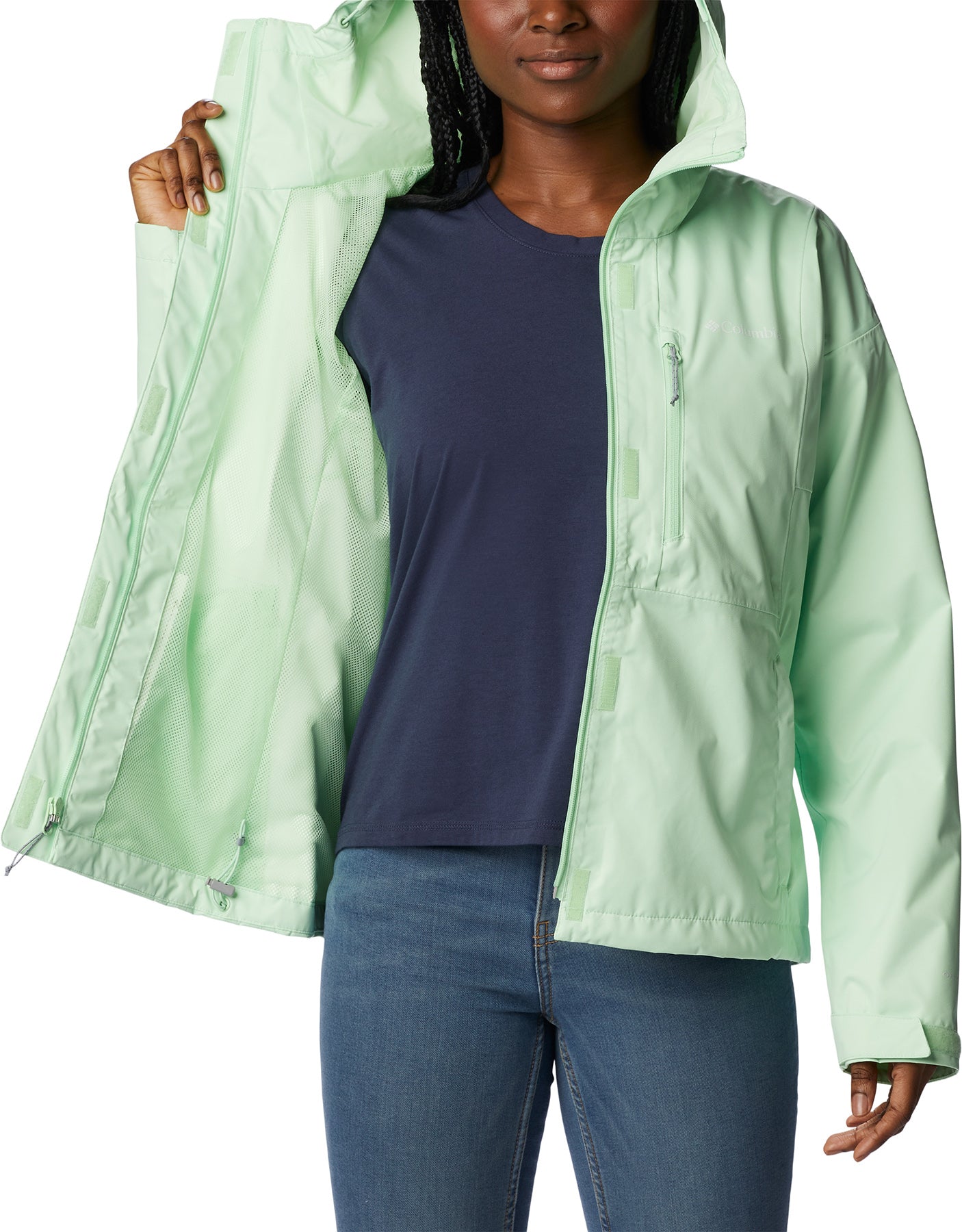 Columbia Women's Windgates Rain Jacket, Waterproof & Breathable