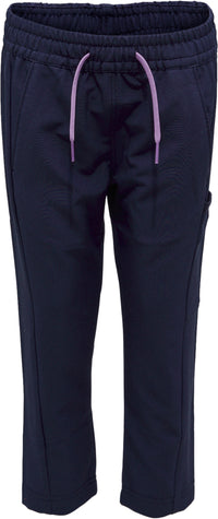 Pantalon de sport fille en molleton bandes côtés - prune - 19-2024 tcx,  Fille