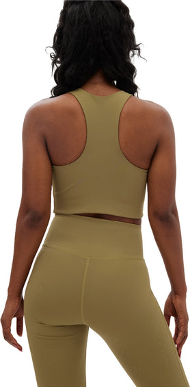 Green Dylan Sport Bra by Girlfriend Collective on Sale