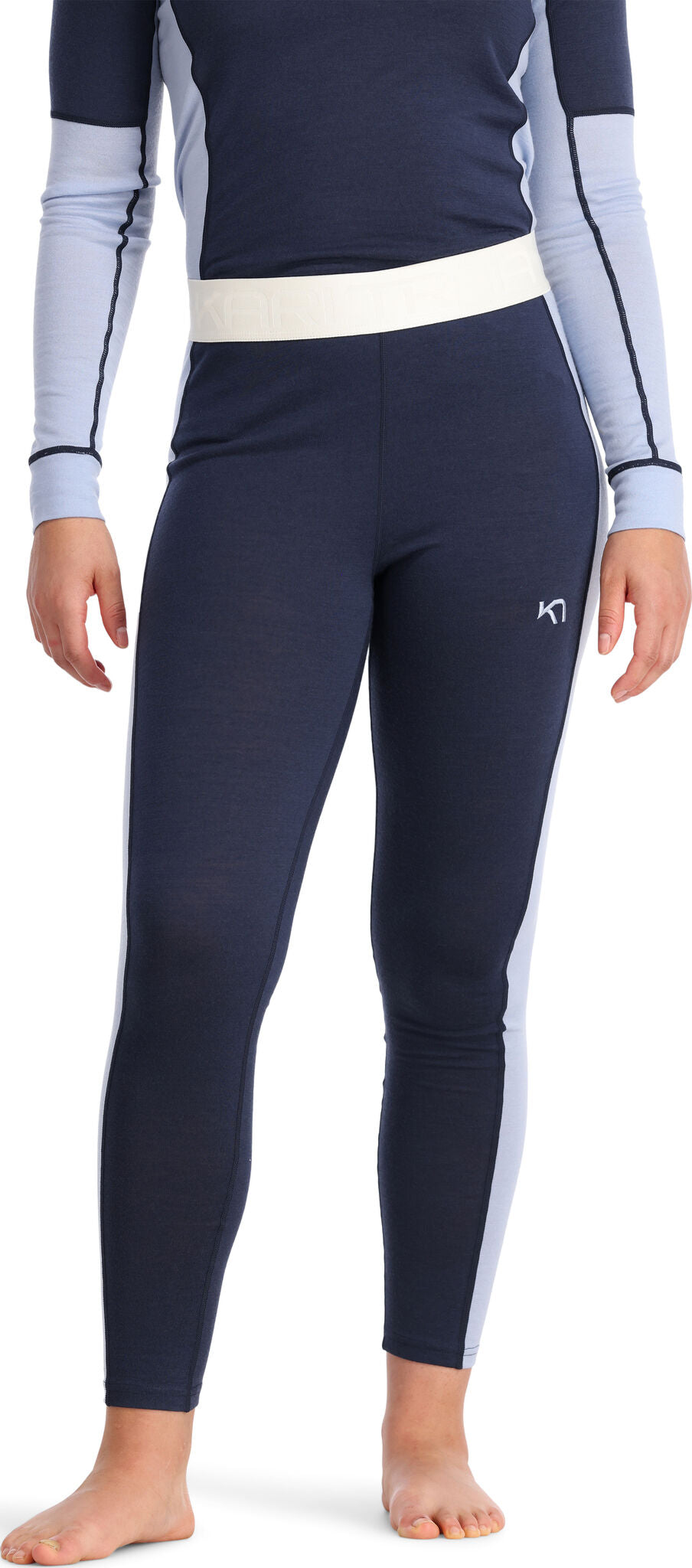 Kari Traa Lune Women's Base Layer Leggings, Slim Fit Winter Warm