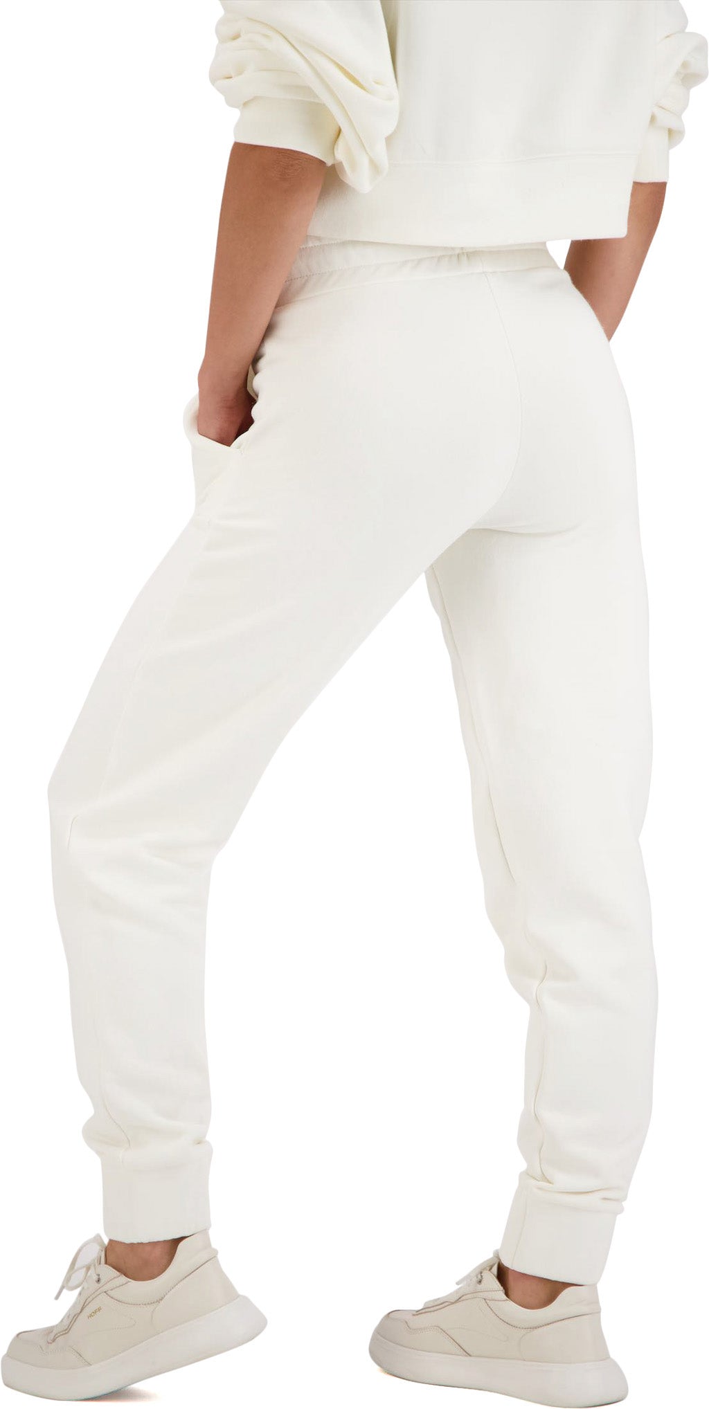 Women's Giacoma Cotton Jogger Pants In Whisper White/peacoat