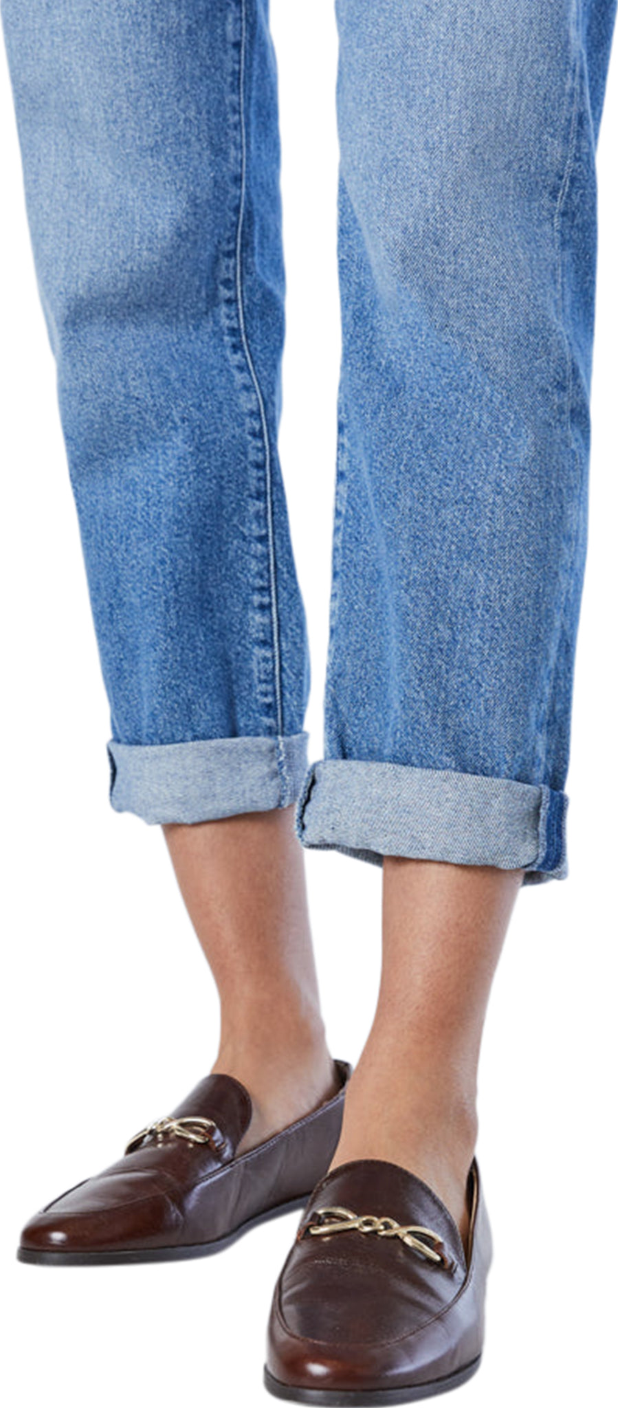 SOHO TAPERED LEG JEANS IN MID ORGANIC BLUE, Mavi Jeans