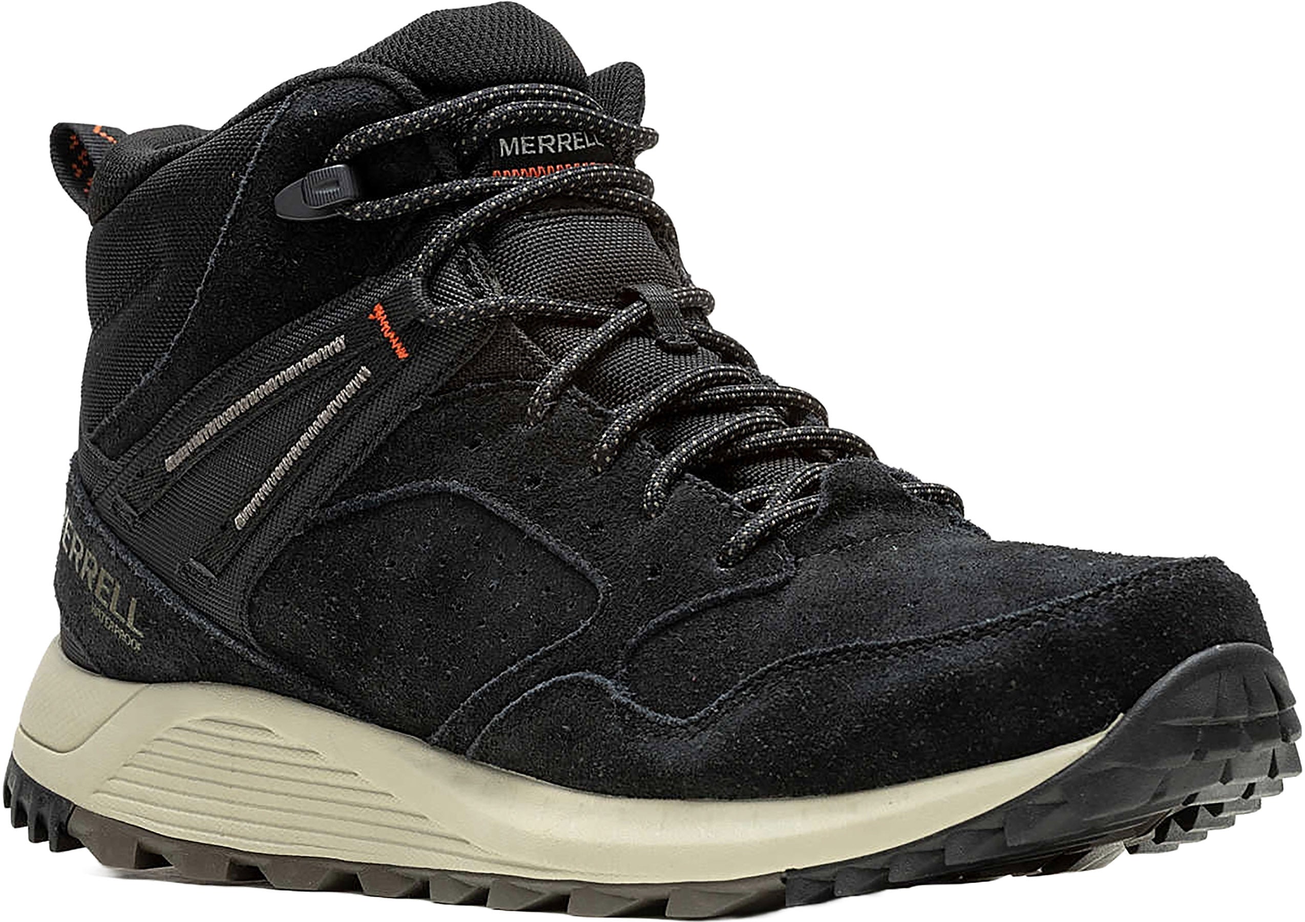 Merrell Bottes mi hautes imperm ables en cuir Wildwood Homme