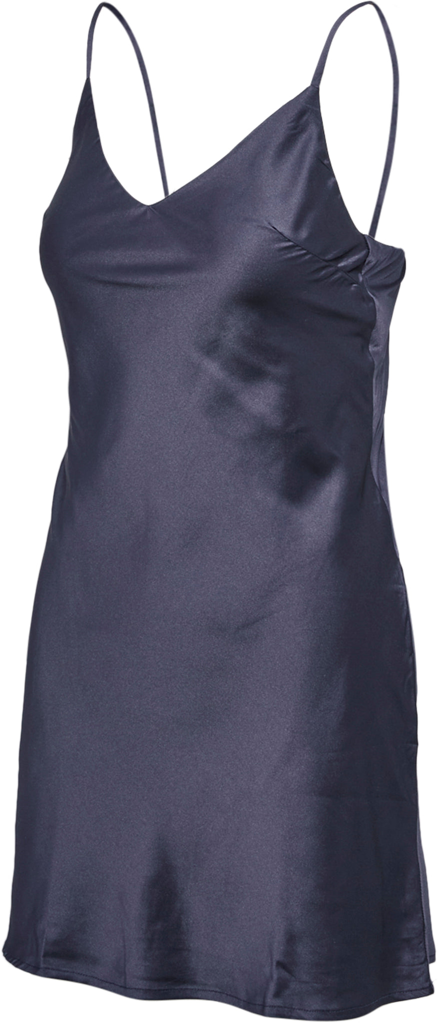 Simplee Womens Blue Satin Dress Size Small - beyond exchange