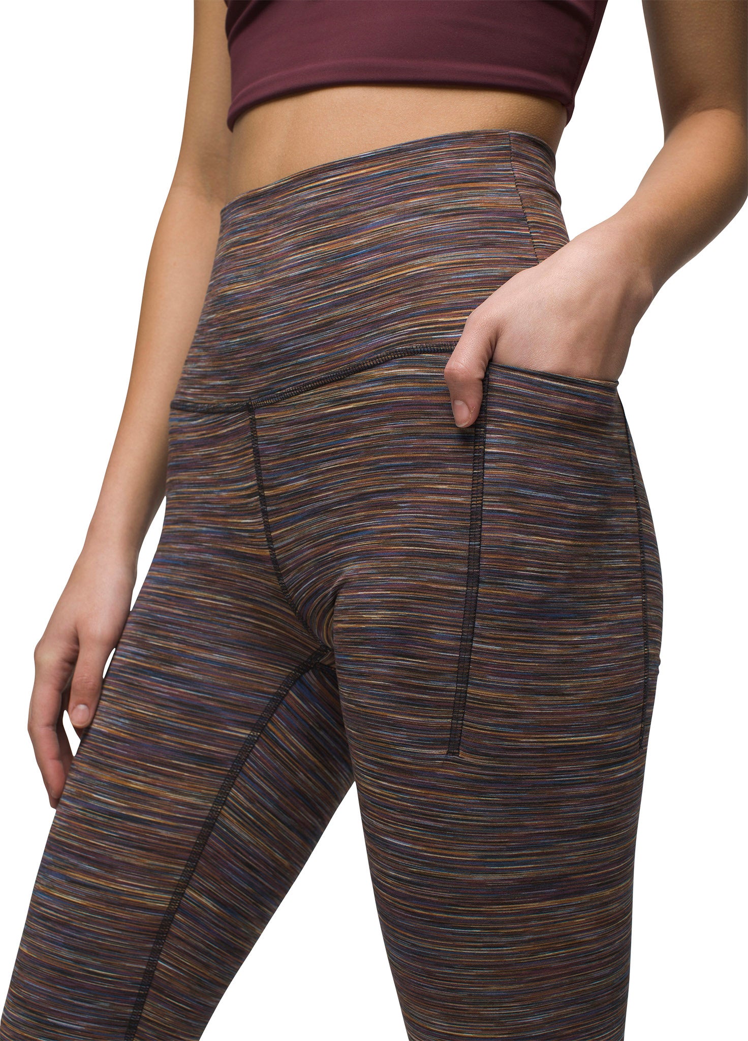 Spyder Women's Large Space Dye Full Length Leggings W/ Side Pockets