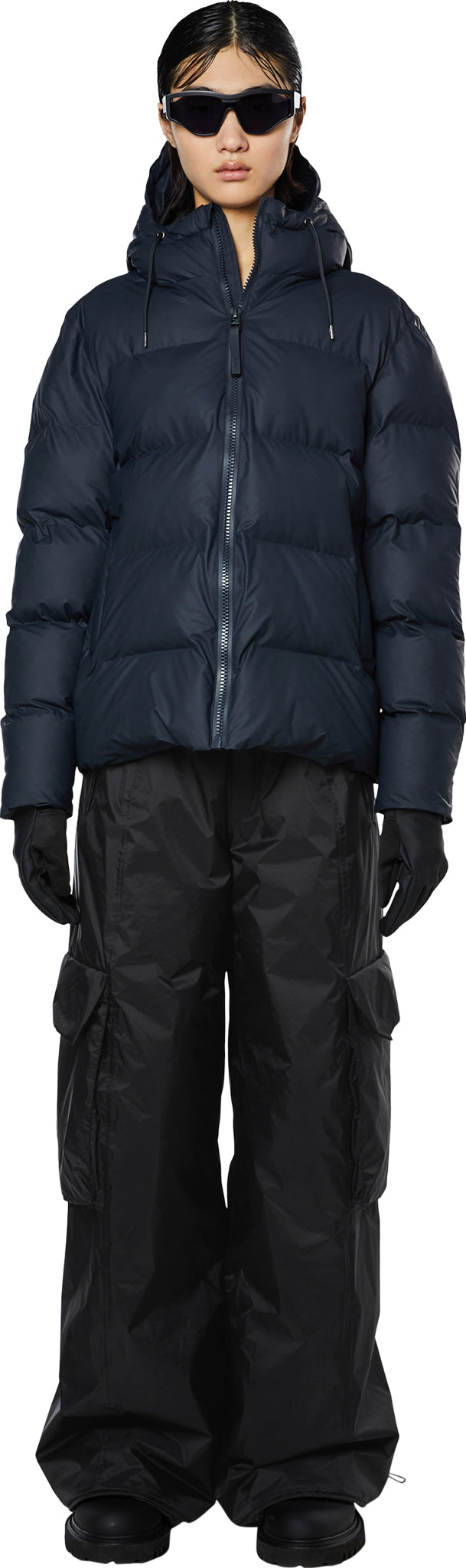 Rains ALTA PUFFER JACKET UNISEX - Winter jacket - navy/blue