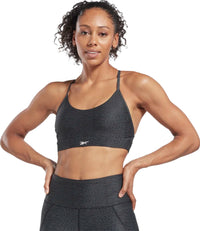 Brassière de Sport Reebok Lux Skinny Strap Maintien Moyen in INFLIL