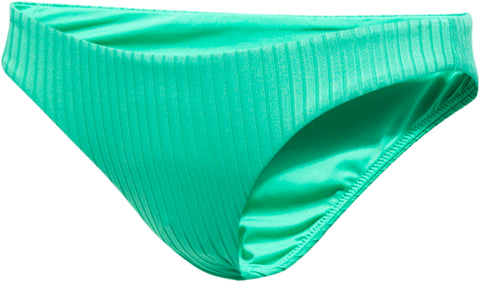 RIP CURL Women's Premium Surf Cheeky Coverage Bikini Bottom Green