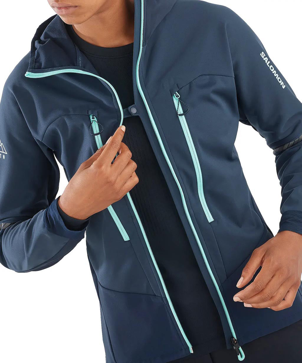 Salomon GORE-TEX INFINIUM WINDSTOPPER Softshell Full Zip Hoodie