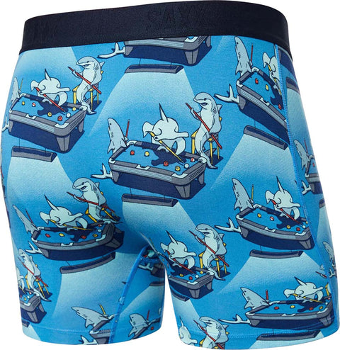 Underwear-Saxx-Ultra Soft Boxer Brief Fly-Pool Shark Pool-Blue