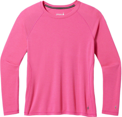 SMARTWOOL Ws Merino Sport 150 Tee Base Layer Crew Shirt Top Peach Pink  Small S