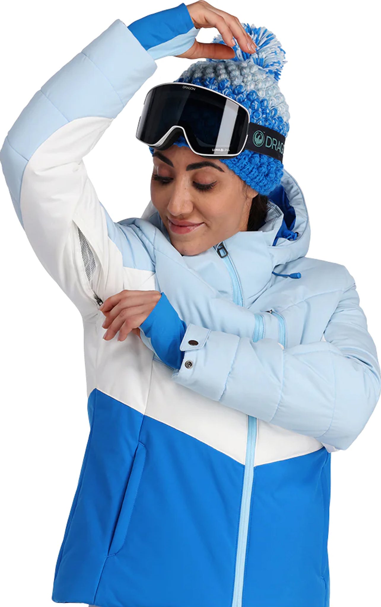 Haven Insulated Ski Jacket - White Black (White) - Womens