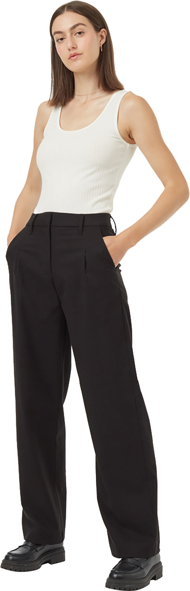tentree Soft Ecotwill Pleat Front Pant - Women's