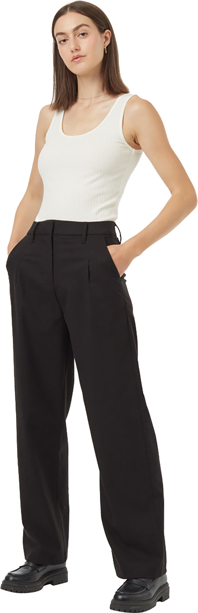 Soft EcoTwill Pleat Front Pant