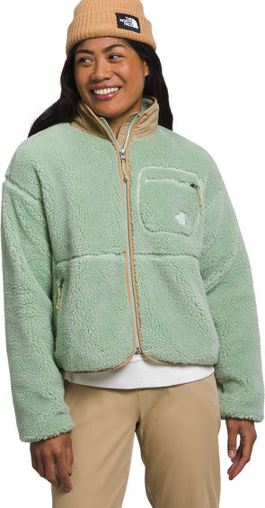The North Face Denali Hoodie Full Zip Women's Fleece Sweater Jacket Medium  Green 