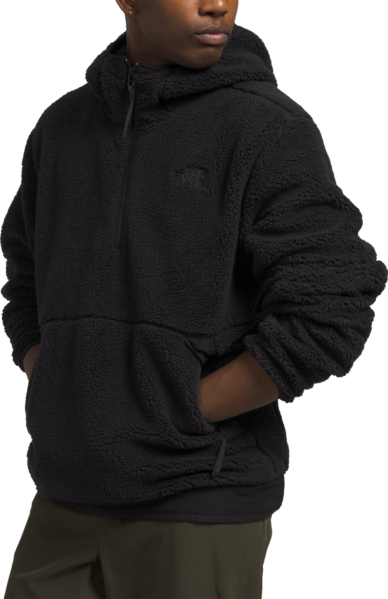 The North Face Pali Long Sleeve Color Block Quarter-Snap Fleece Pullover