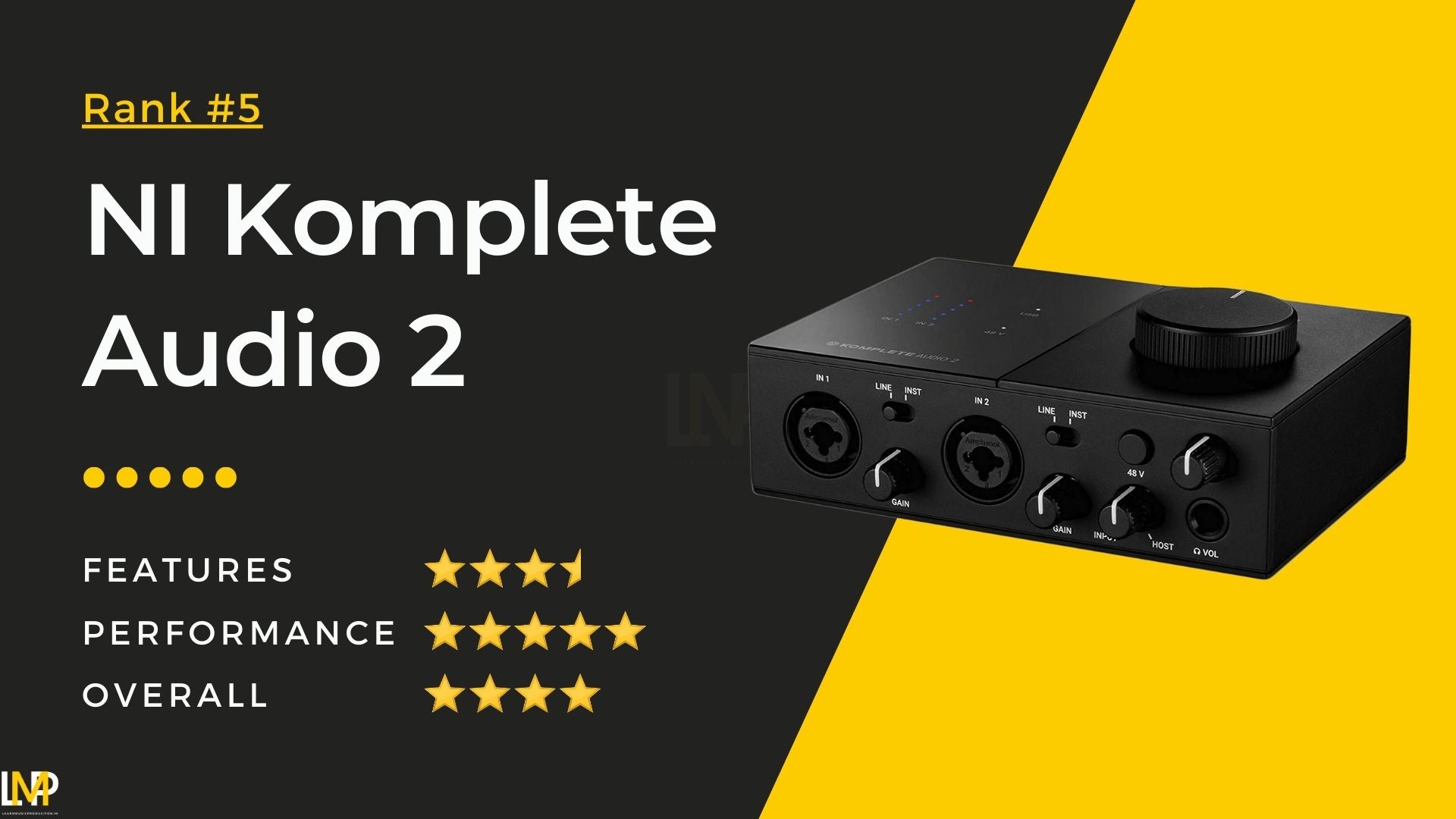 Audio Interface Under 15k - rank 5 - NI komplete Audio 2