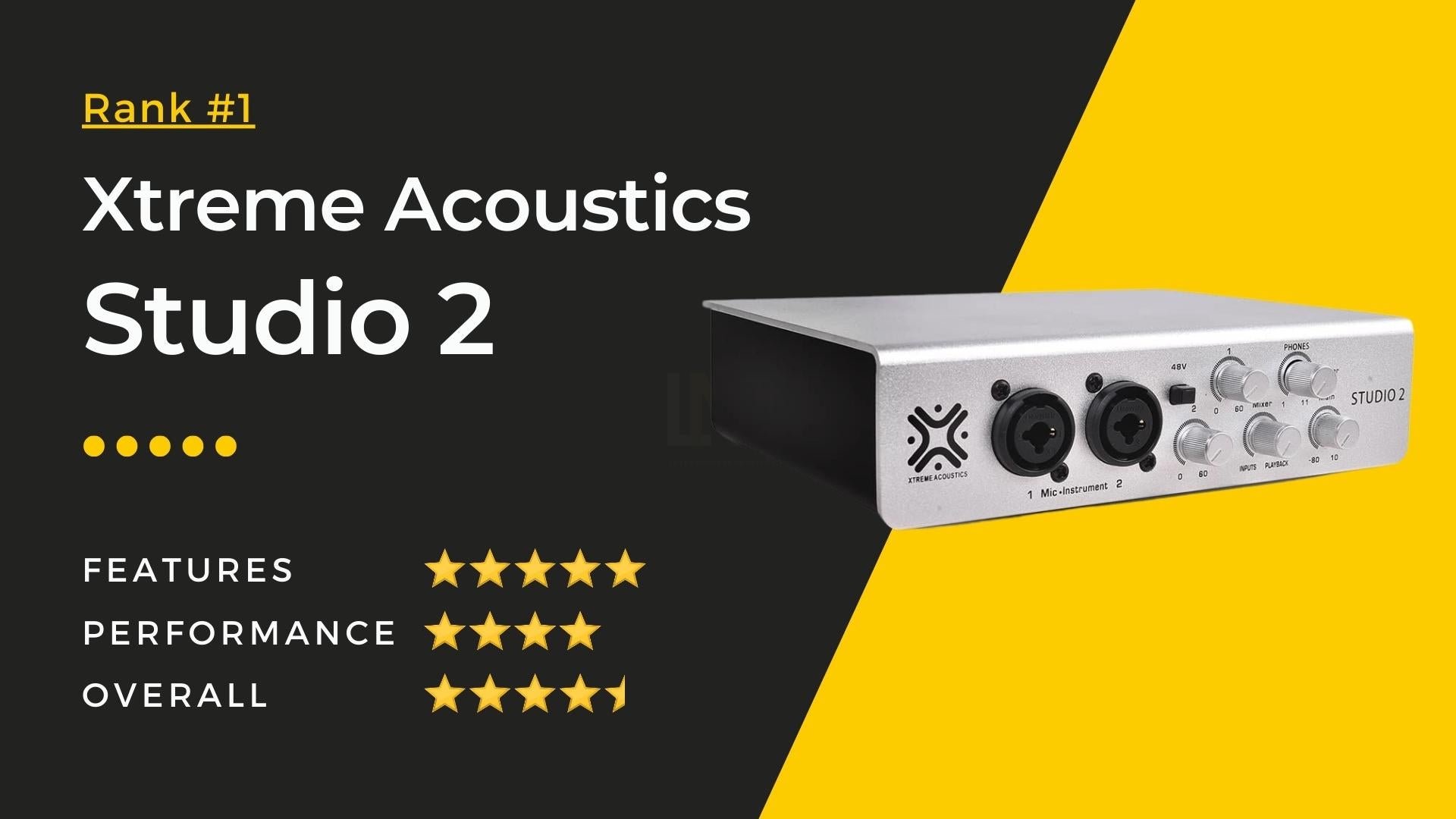 Best Audio Interface Under 5k Review - Xtreme Acoustics Studio 2