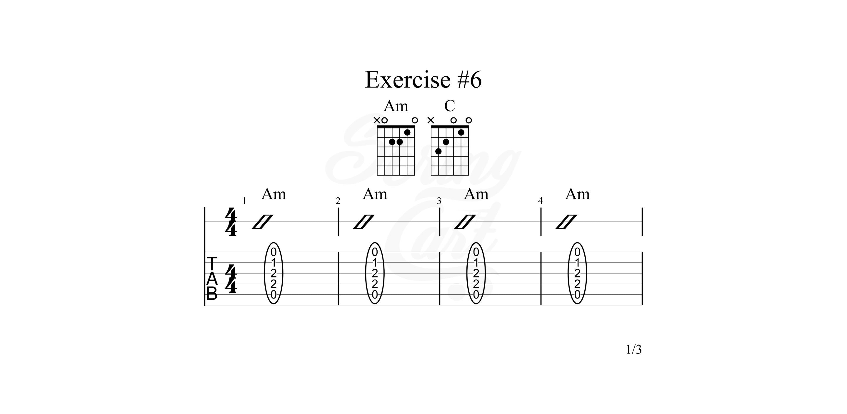 Chord Switching Exercise Easy 