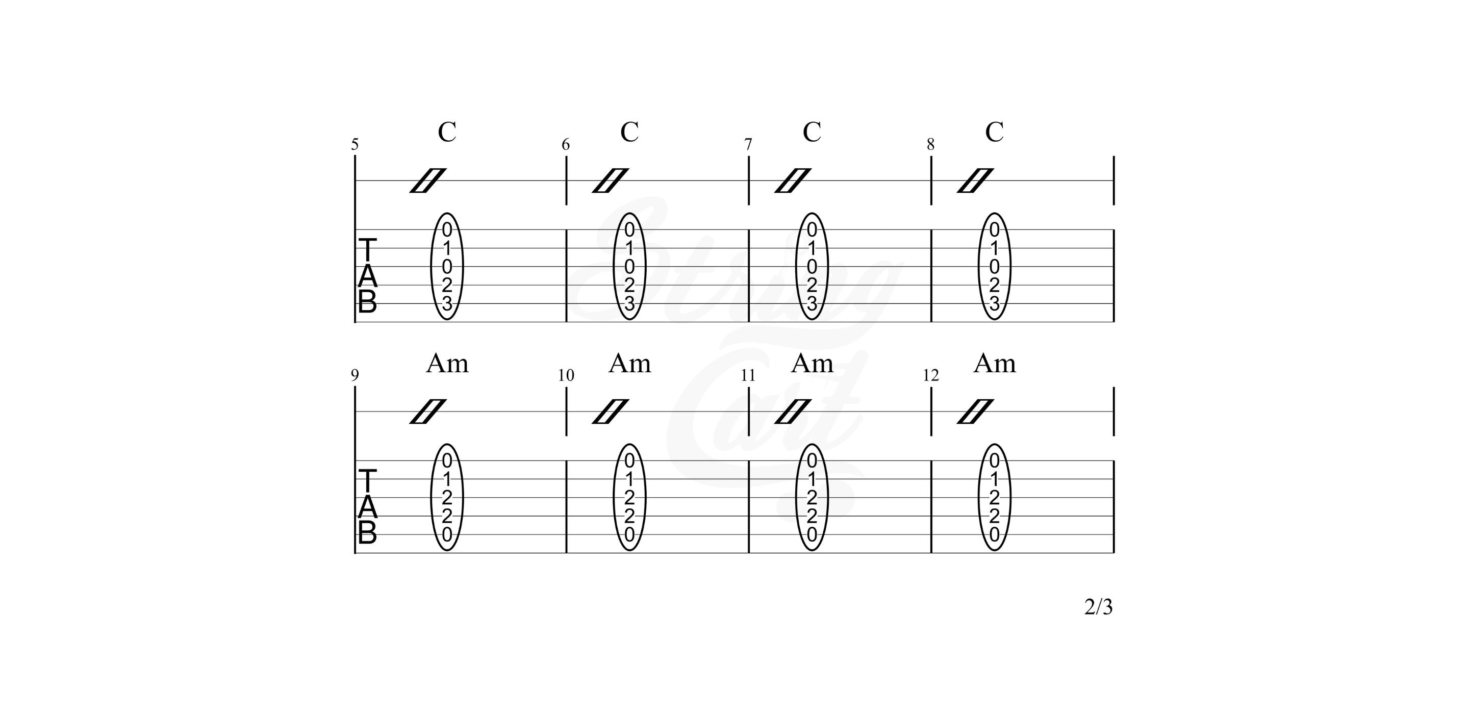 Chord Switching Exercise Easy 