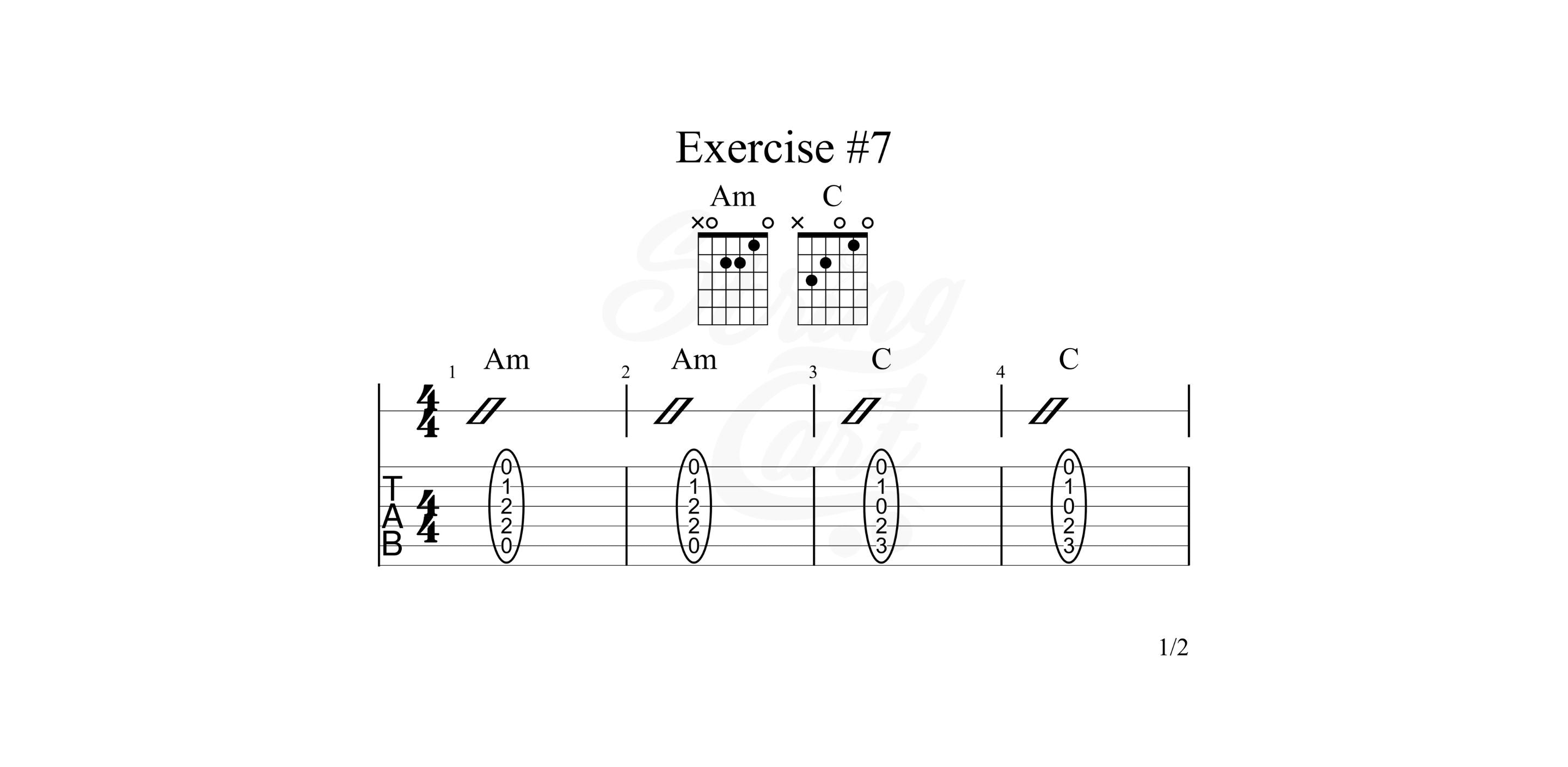 Play a particular chord for 4 bars and switch to a different chord at 5th Bar.