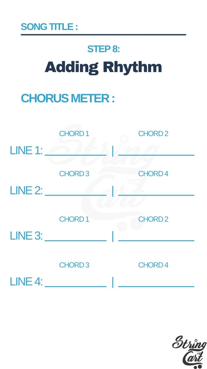 Songwriting Exercise 8 : Chorus Rhythm