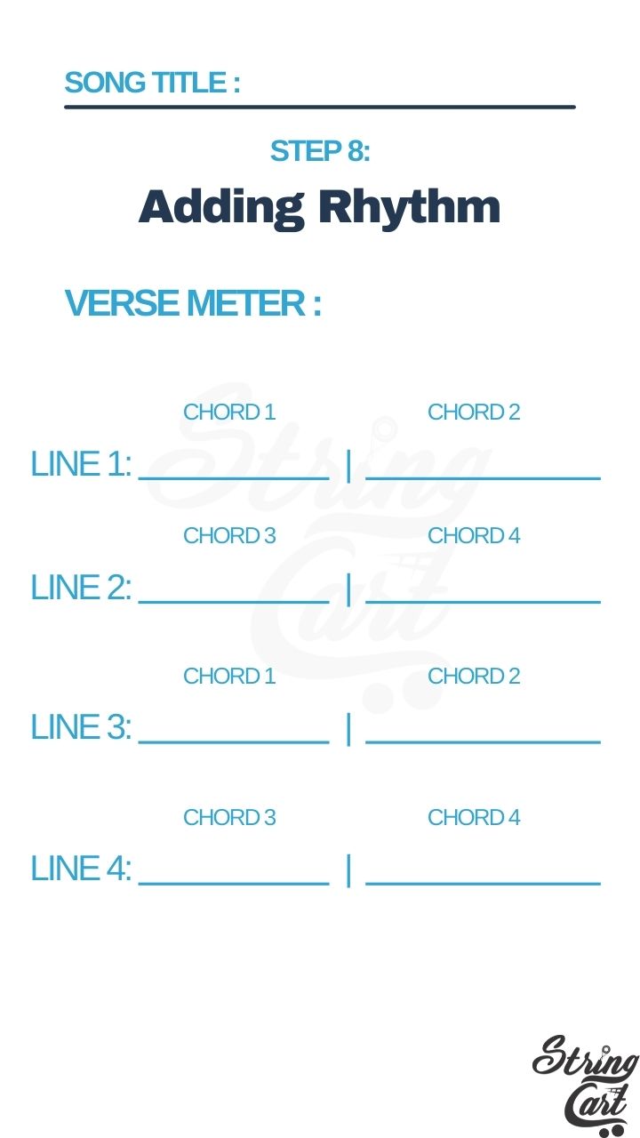 Songwriting Exercise 8 : Verse Rhythm