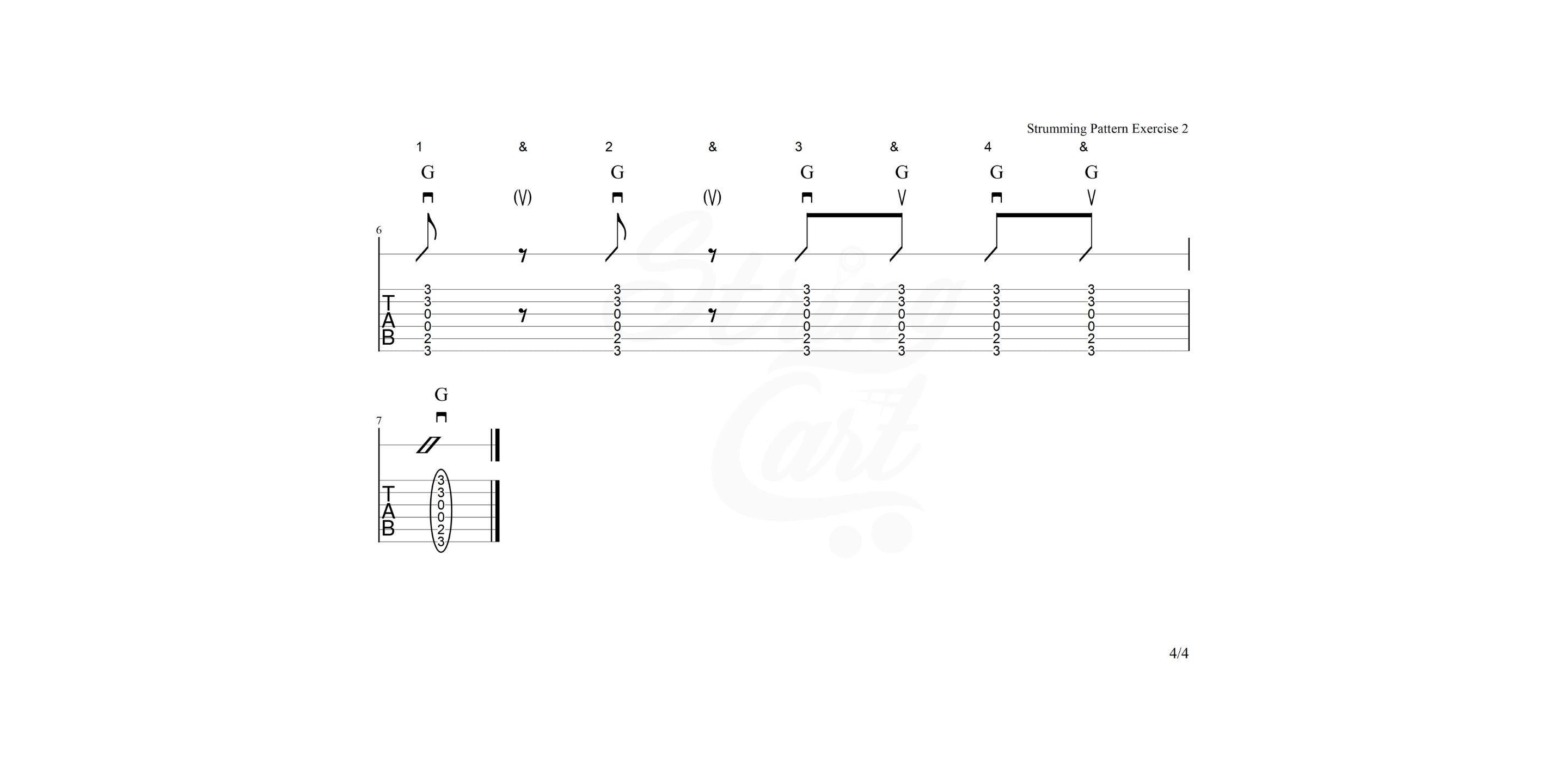 Strumming Exercise 2 Page 4