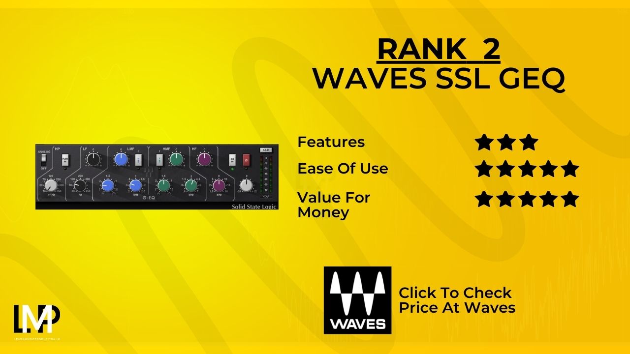 Vocal EQ Plugin Waves SSL GEQ