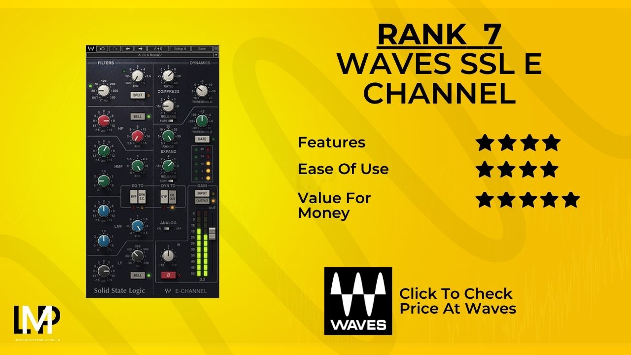 Waves SSL E Channel Vocal EQ