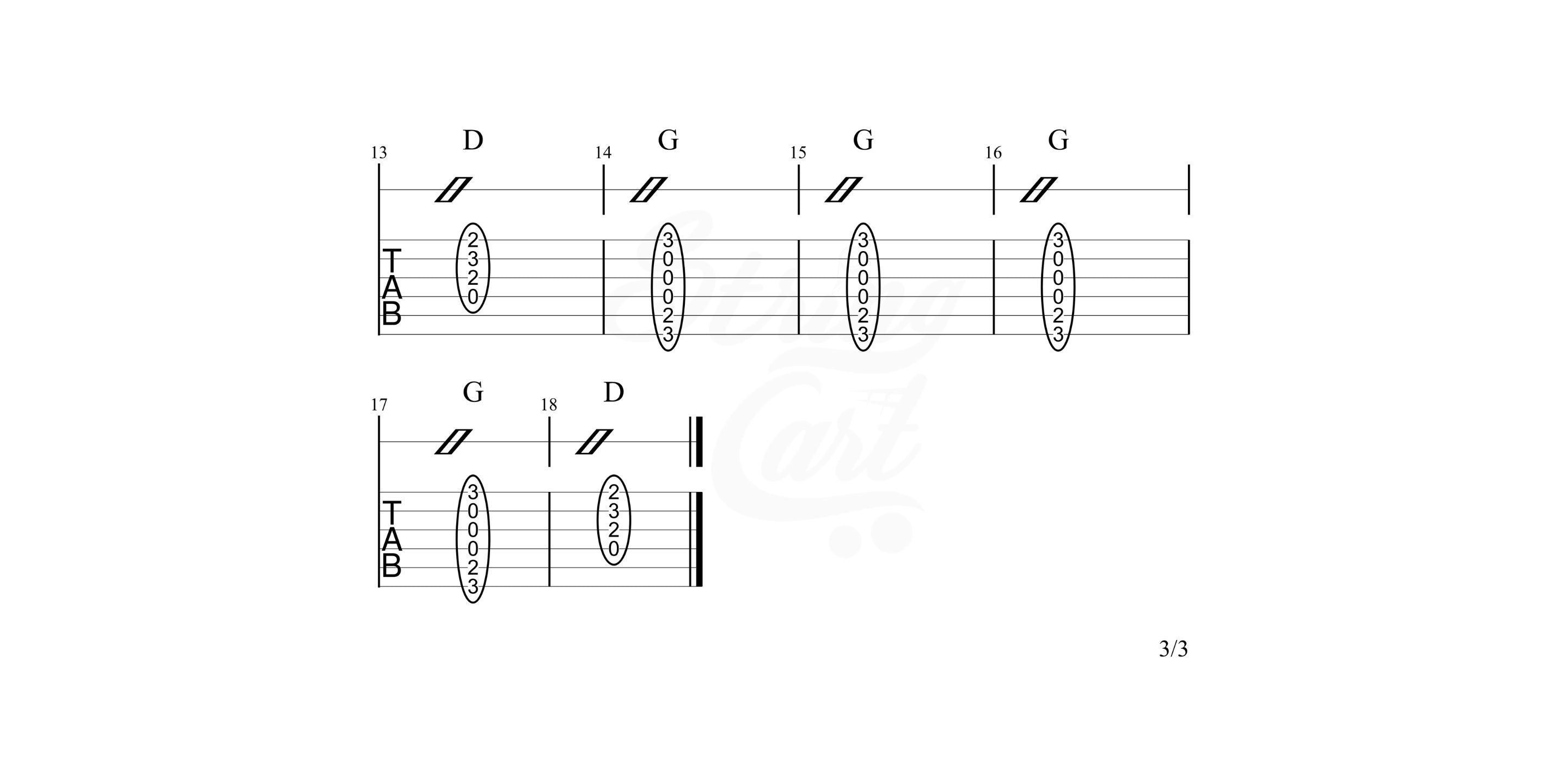 Practice D Major G Major Exercise 1 page 3