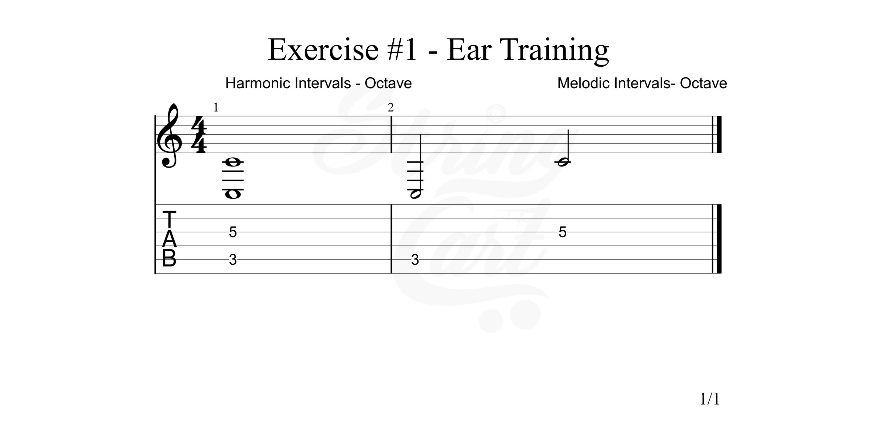 Ear Training Exercise 1