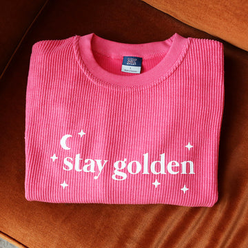 Stay Golden Corded Crew