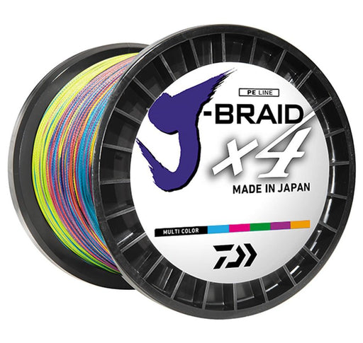 Daiwa J Braid x8 120lb 1500m Multi Colour - DAIWA