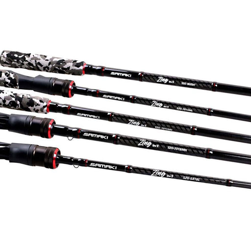 Graphite fishing rods
