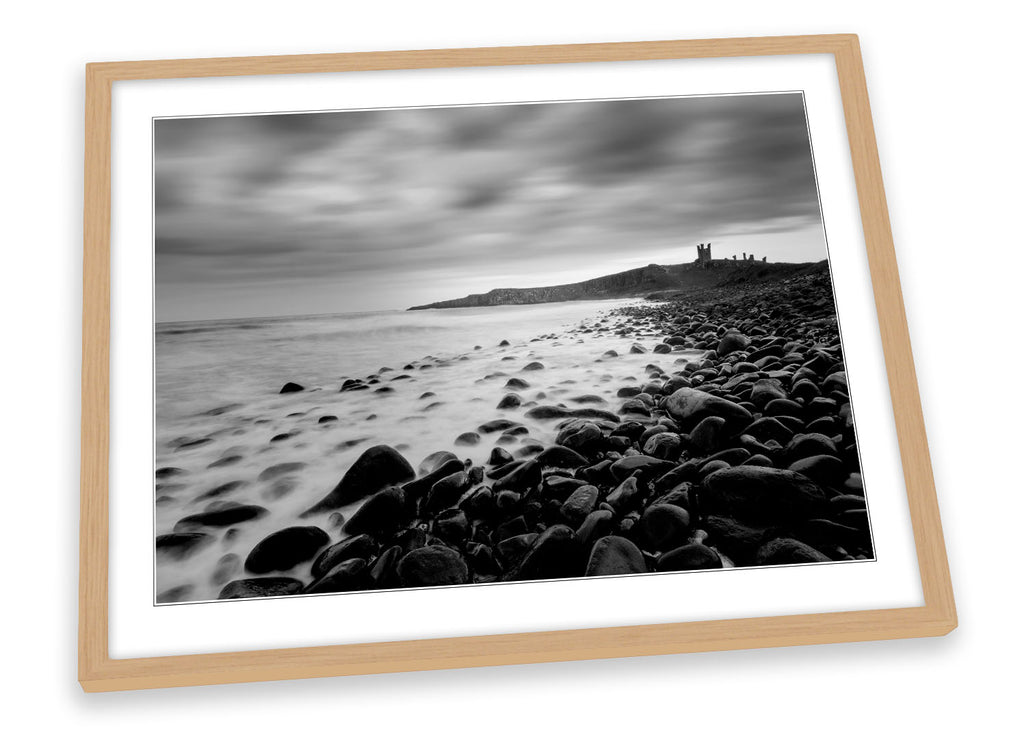 dunstanburgh castle black and white clipart